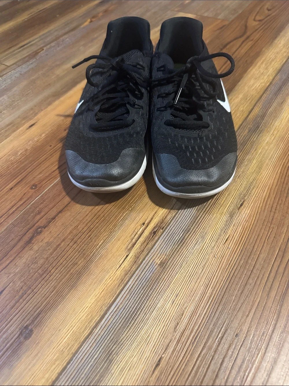 Nike Black and White Running Shoes